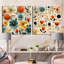 Eadie - Ensemble de 2 collages carrés botaniques abstraits-101858559-101858555