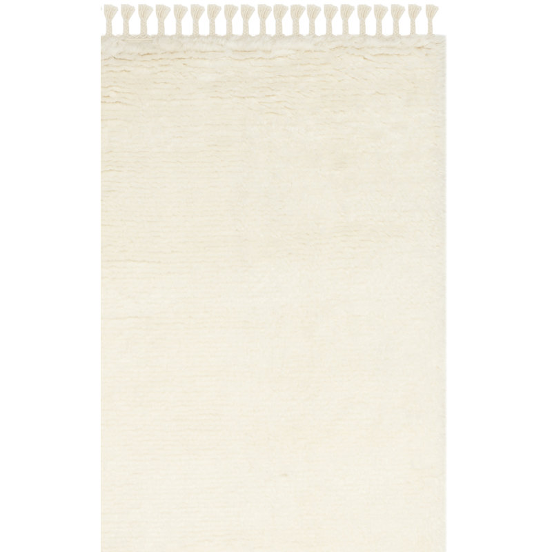Tapis de couleur unie en laine noué à la main Janis Nouvelle-Zélande, Tapis de couloir 2 pi 3 po x 8 pi