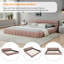 Base de lit basse moderne avec tête de lit et structure solide, aucun sommier tapissier requis-1109523056-1308456662
