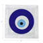 Evil Eye Hemstitch Cocktail 6" Linen/Cotton Napkin