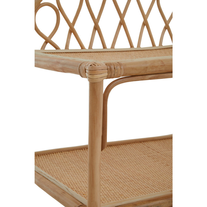 Bourbeau 60cm W Solid Wood Shelving Unit