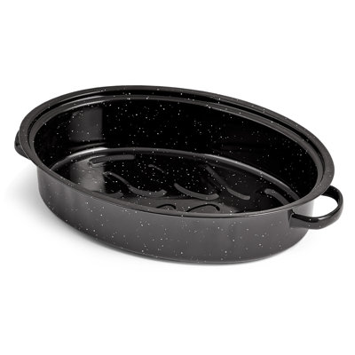 VonShef Non-Stick Stainless Steel Roasting Pan