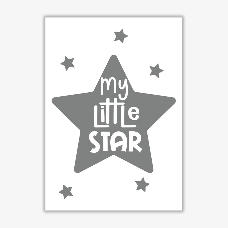 My Little Star - Print, No Frame, 42 cm H x 30 cm W x 1 cm D