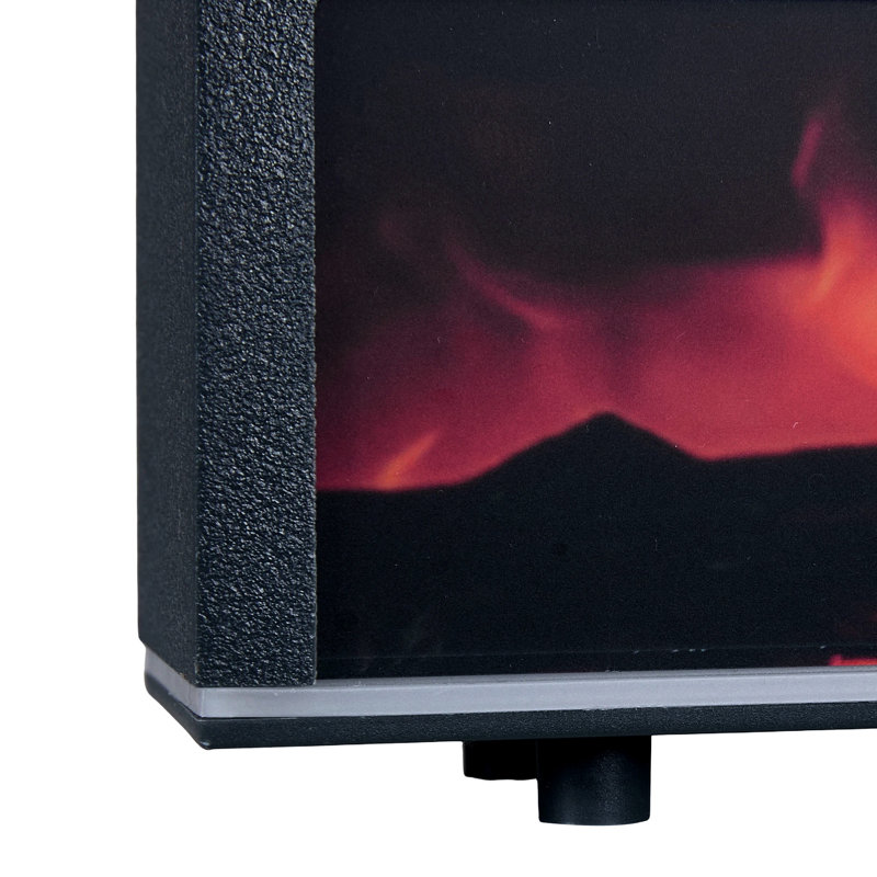 200ml Tabletop Fireplace-Style Aromatherapy Humidifier & Essential Oil Diffuser with RGB Lighting