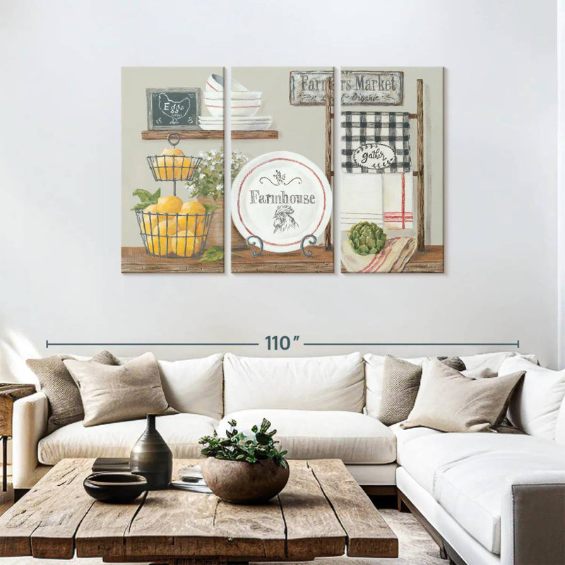 Senne Farm Kitchen I, 48" H x 74" W