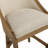 Charleston 27" Cane Performance Fabric Upholstered Oak Counter Stool