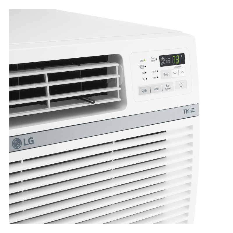 LG 18,000 BTU 230V Window Smart Air Conditioner with Remote, 180000