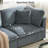 82.7” W Oversized Down-Filled 2-Seater Modular Sofa-1911022817