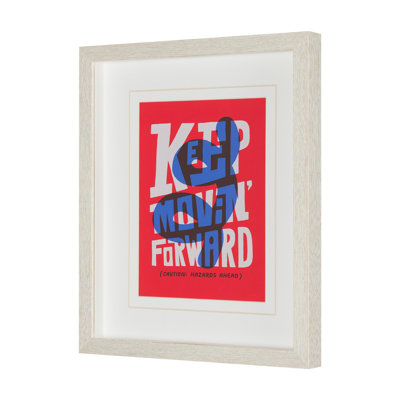 Motivation Mantra I By Michael Mullan Framed Artwork Matted Under Glass