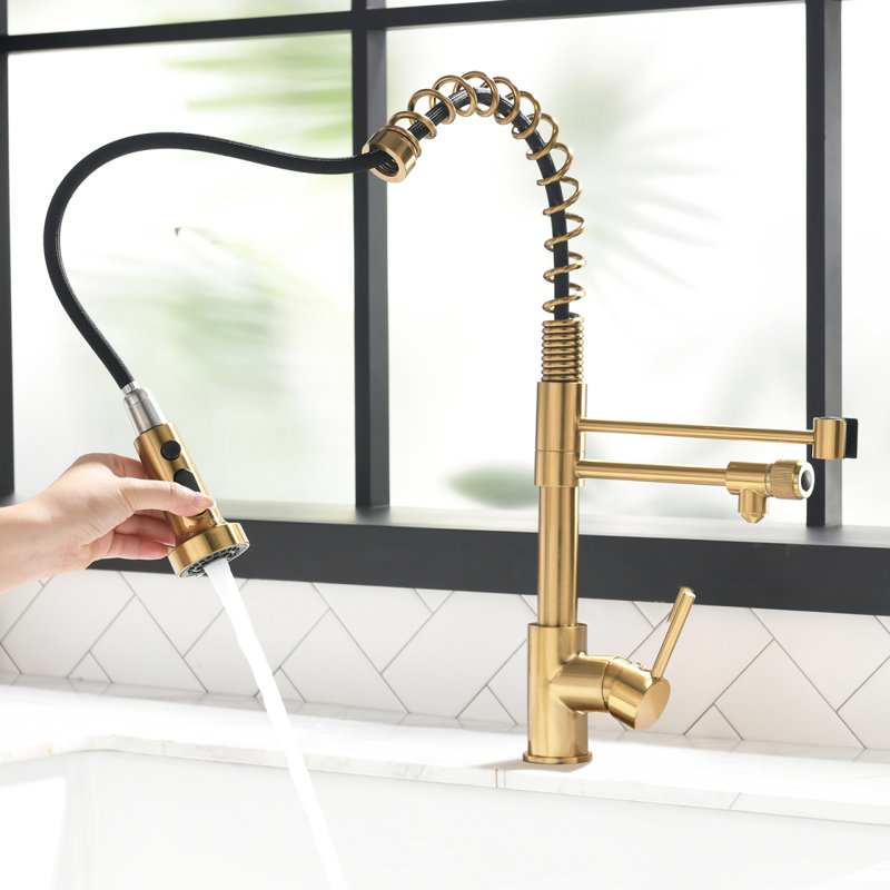 Robinet de cuisine Purifier, Doré