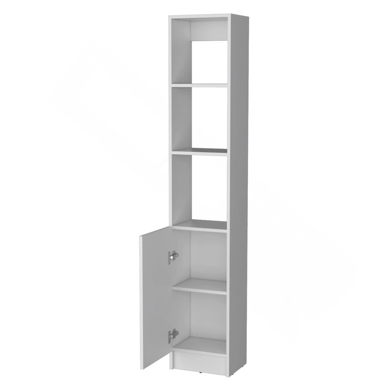 Armoire à linge à 1 porte, Blanc