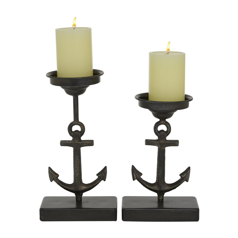 11.25'' H Iron Tabletop Candlestick
