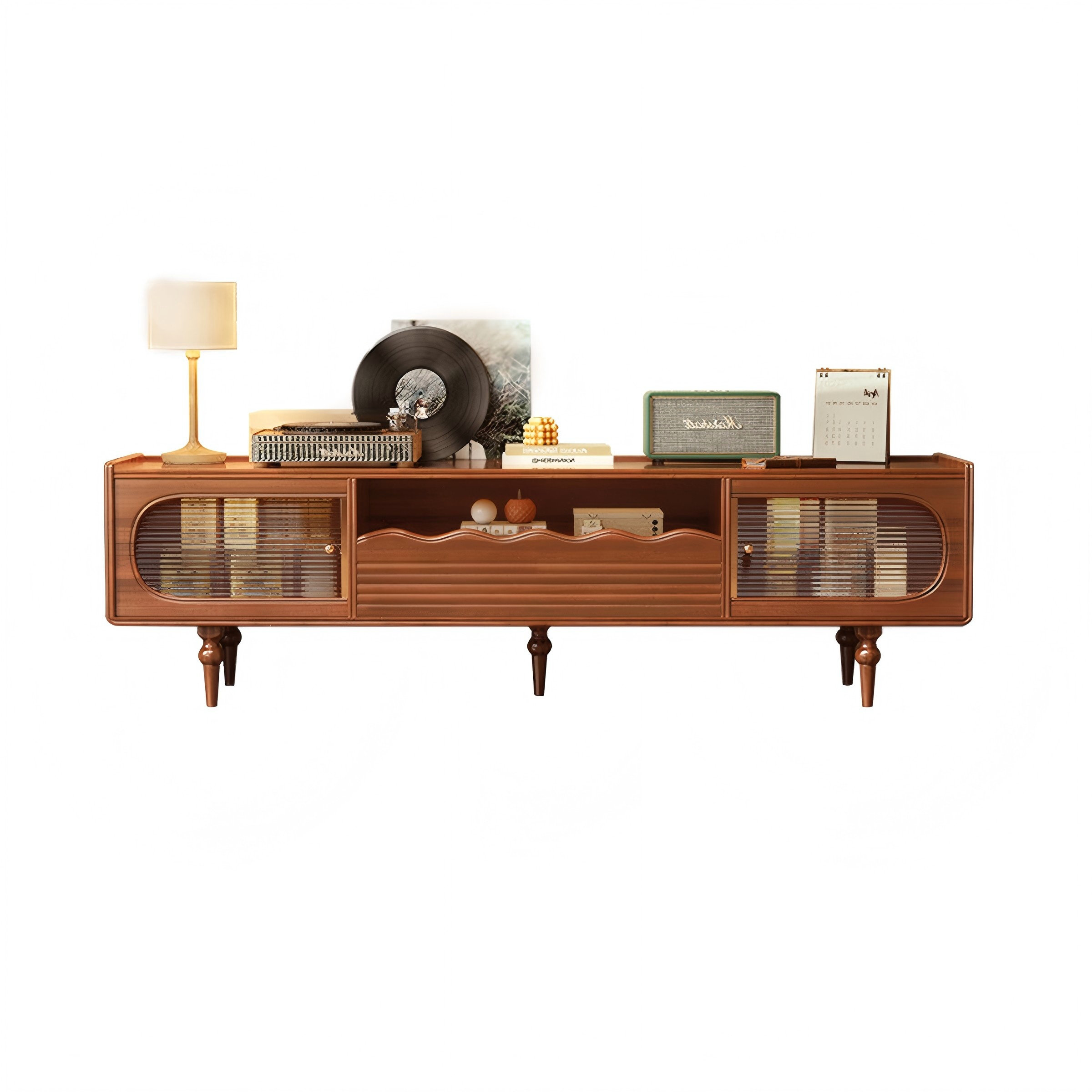 Retro Rectangle Tv Refineroost Retro Rectangular Solid Wood TV Cabinet - Wayfair Canada
