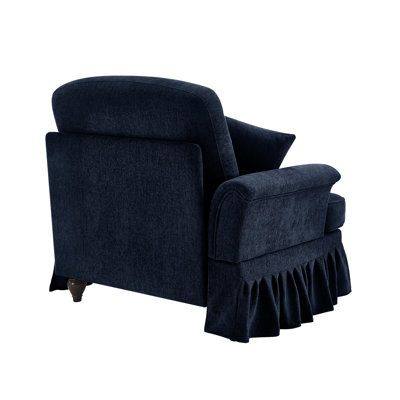 Urban Ins 38.2" W x 32.8" D x 36.6" H Chenille 1-Seat Left-Side Facing Corner Sectional Sofa