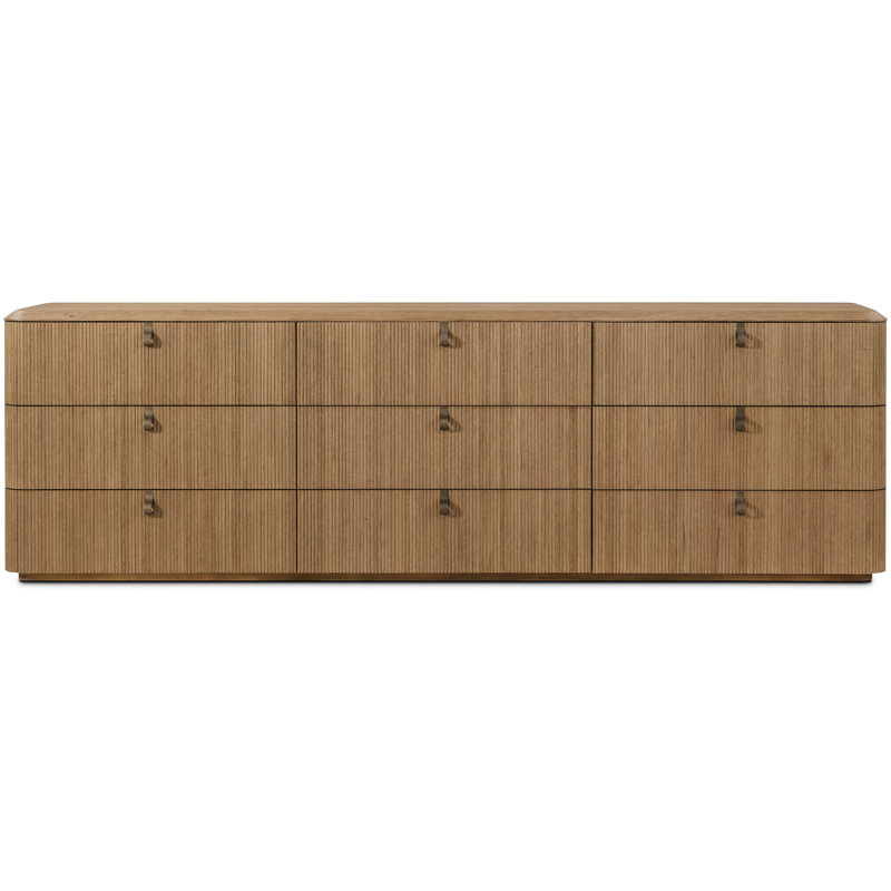 Commode 9 tiroirs Sinclaire, Naturel