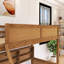 Lit superposé simple au-dessus de grand lit avec cadre en bois avec tablettes de rangement et ports USB-2094072810-2094072812