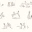 Bunny High Five 33' L x 20.5" W  Wallpaper Roll-80058220