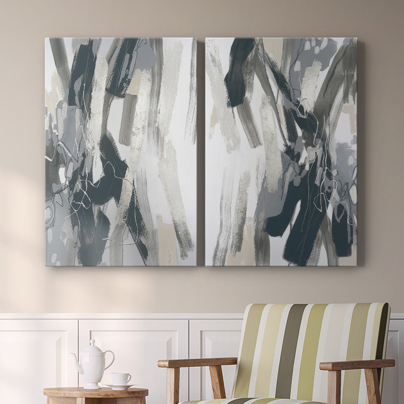 Slate Search I-Premium Gallery Wrapped Canvas -Ready to Hang, 48" H x 32" W