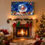 «Christmas Santa In Snow Globe», ensemble de 3 impressions sur toile-1242491622