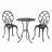 CHARLESTON 3PC CAST BISTRO SET