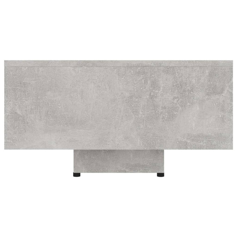 Jlea Solid Coffee Table, Concrete Grey, 31cm H x 85cm W x 55cm D