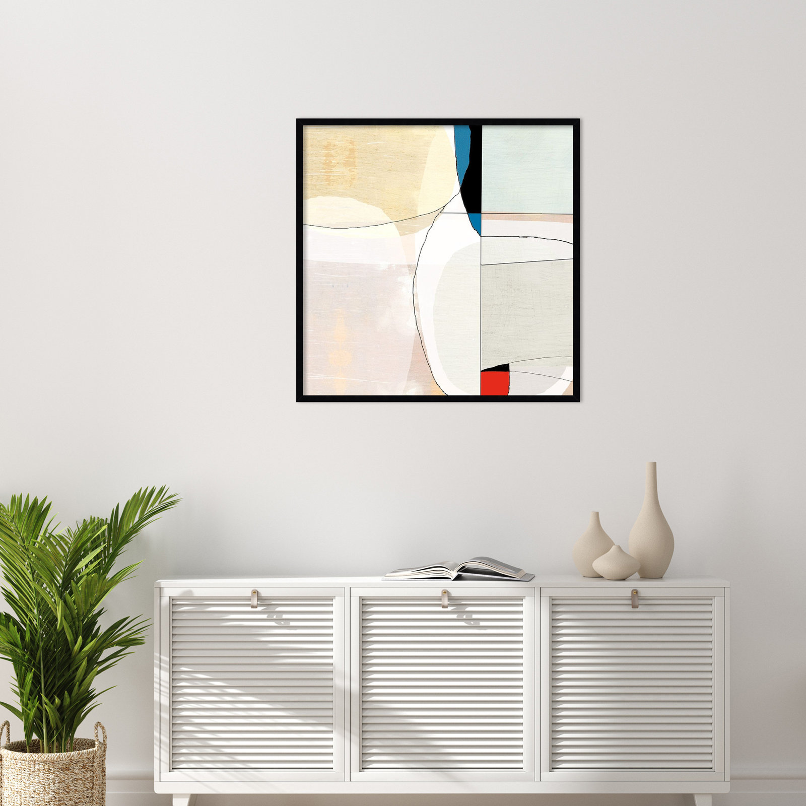 Flagler "Beholder No. 4" Print by Sisa Jasper, 33" H x 33" W, Black