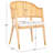 Godfrey Cane Back Arm Chair-53904861