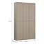 Modern minimalistic shoe cabinet with 6 doors, entryway cabinet, engineered wood-398819347-387995874