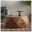 Table basse à piédestal