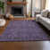 Premium Machine Washable Cerrito AMF574 Purple Rug