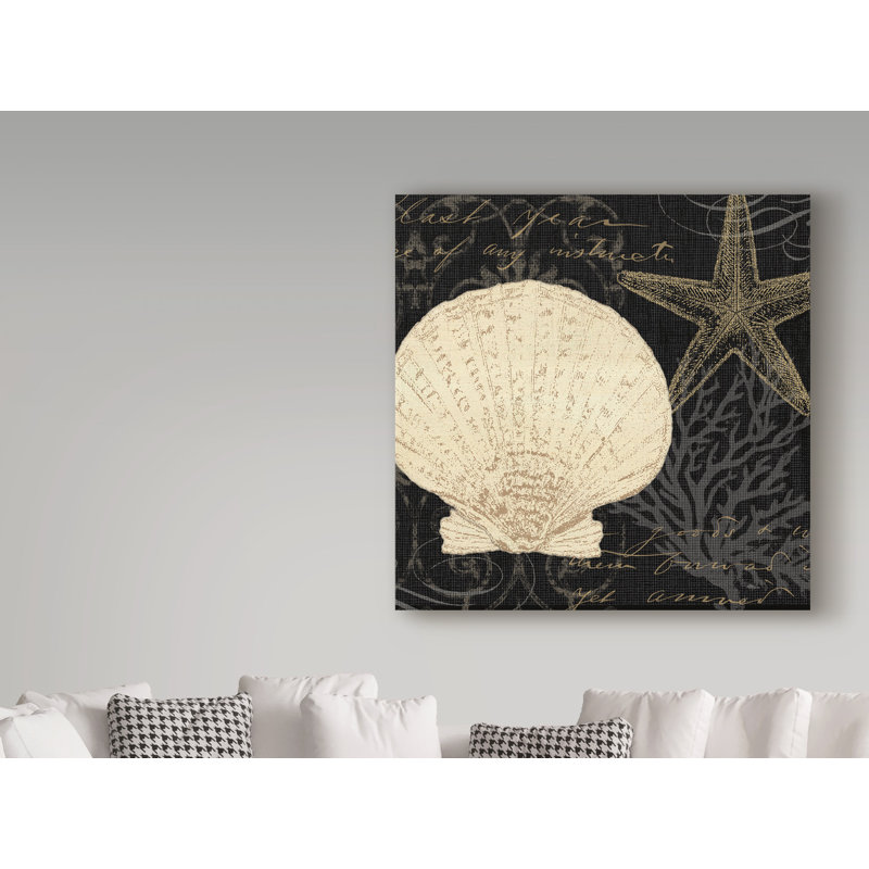 «Coastal Moonlight II» par Pela Studio, impression sur toile, H 35 po x l 35 po x P 2 po
