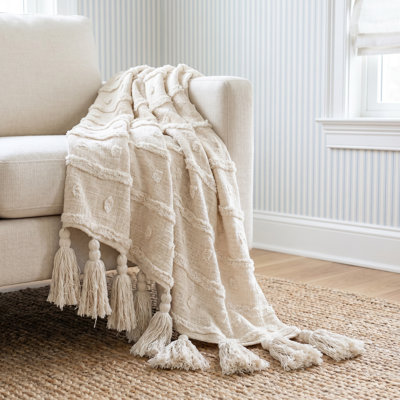 Stratton Handwoven Heated Throw Blanket