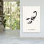Scorpion, signe du zodiaque abstrait, art mural scorpion minimaliste-129004078