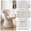 Linen Upholstered Barrel Side Chair