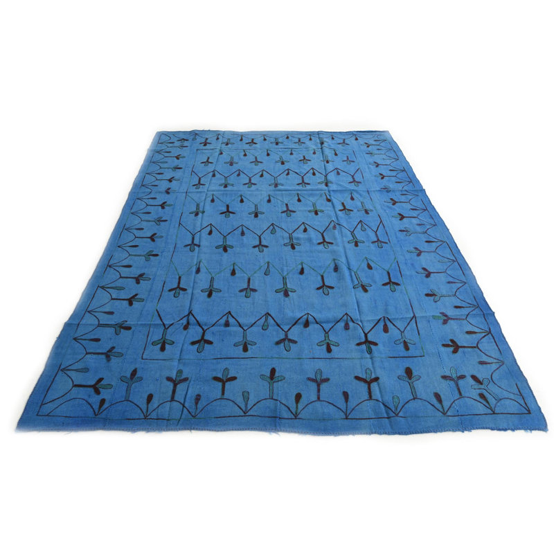 7x10 Perry Blue Rug