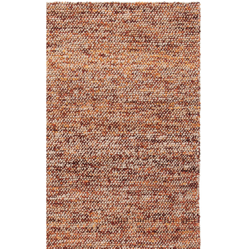 Ellman Hand Woven Jute/Wool Rug in Brown, Runner 2'3" x 8'