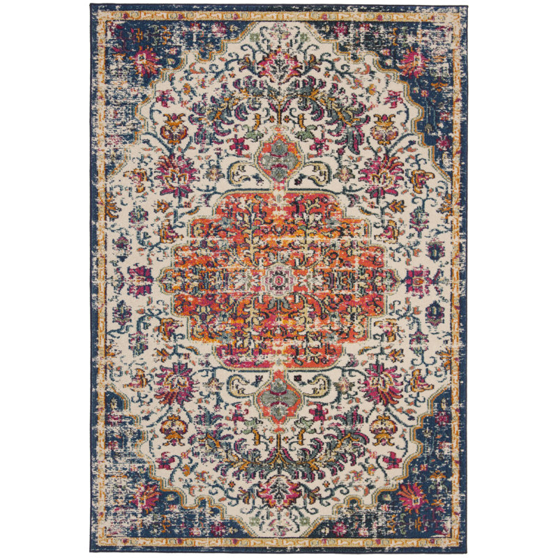 Andersonville Oriental Hand Woven Area Rug, Rectangle 122 x 183 cm