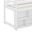 Lit mezzanine simple Aulea avec tablettes de rangement sous le lit-997673080