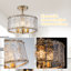 Plafonnier semi-encastré 3 lumières 13,39 po-1890973864