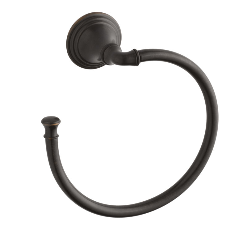 Devonshire Wall Mounted Towel Ring, Oil Rubbed Bronze