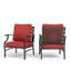 Chaise de patio en métal avec coussins Argirios (ensemble de 2)-101468478