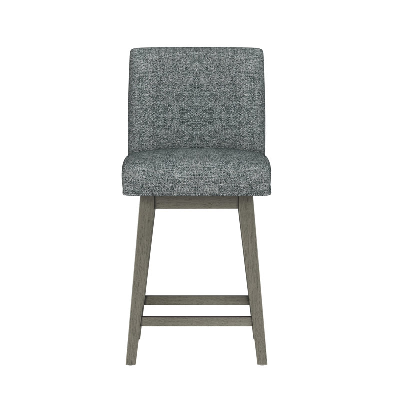Tabouret pivotant Dorson, Graphite, Gris délavé
