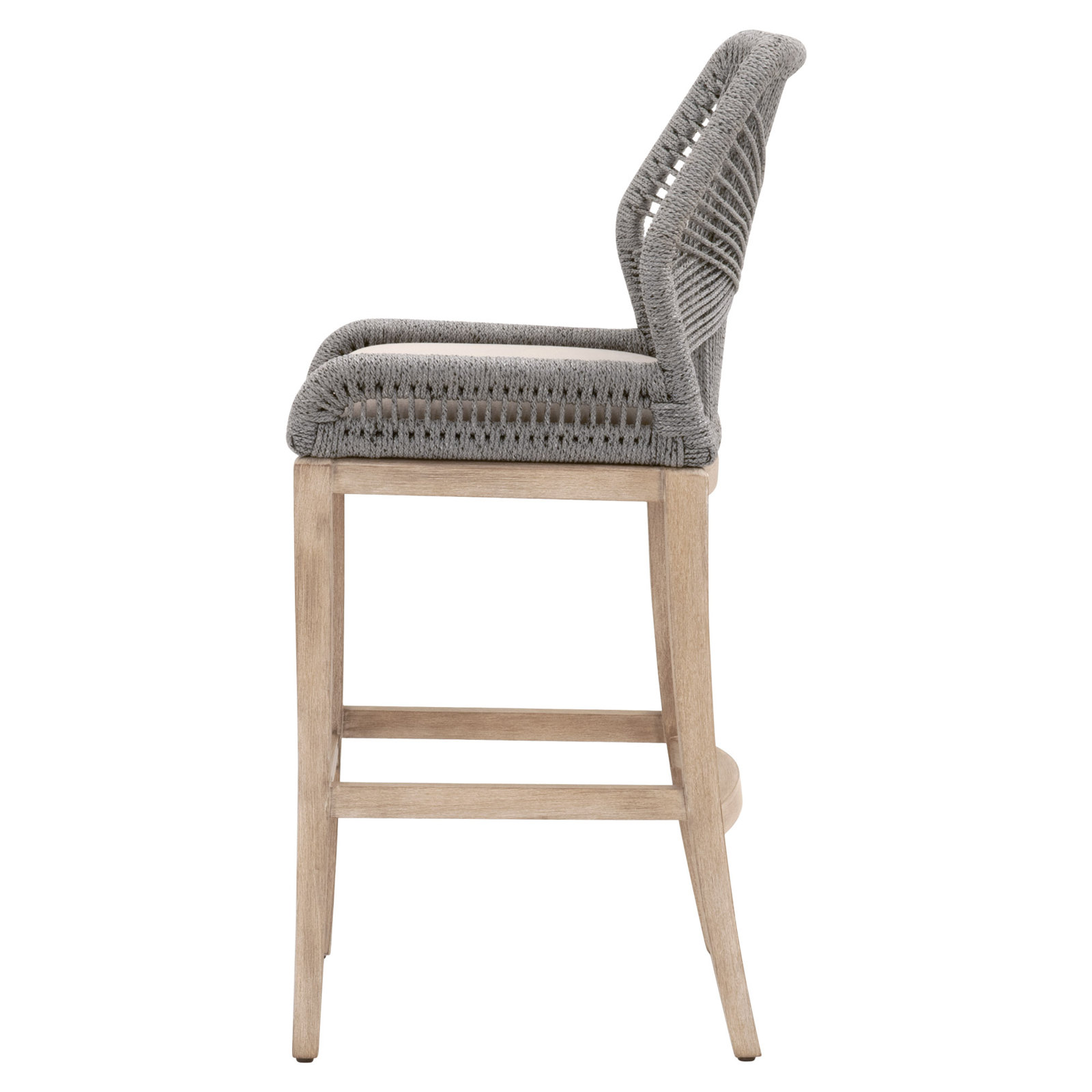 Mitali Bar & Counter Stool, Platinum, Counter Stool (26" Seat Height), Light Gray