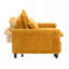 Fauteuil club en velours côtelé avec coussin-81531896