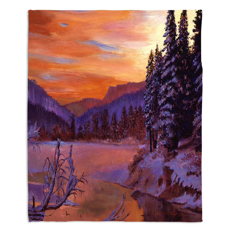 Hand Woven Throw Blanket, 68" x 80"