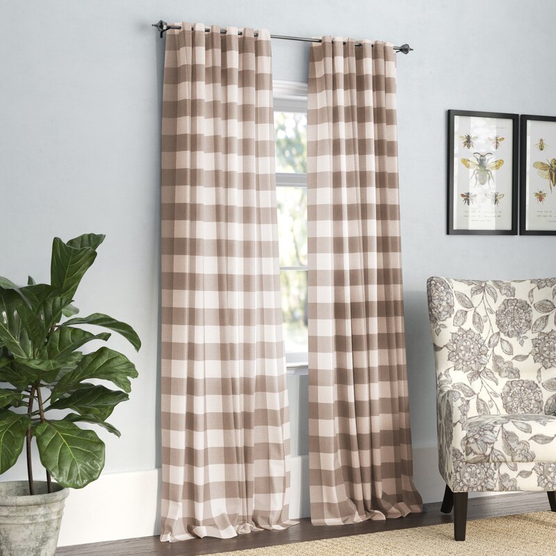 Gracie Oaks Eudell Blackout Curtain Panel & Reviews | Wayfair