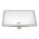 Ruvati 17 x 12 inch Undermount Bathroom Sink White Rectangular Porcelain Ceramic with Overflow