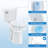 21" Two-Piece Toilets with Soft-Close Seat for Bathrooms