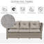 Hulme 8-Person Corner Sofa with Cushions