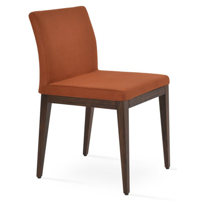 Aria Wood Dining Chair in Fabric